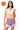 Licensed Sample Clemson Gingham Tie Script Trim Collar Tank & Short Set