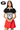 Licensed Sample UGA Colorblock Mascot Collar Dress