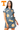 Licensed Tennessee Denim Multi Rhinestone Scattered Logo Tie Romper