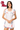 Licensed Sample Ole Miss White Cotton Tie Script Trim Collar Romper