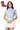 Licensed Sample Ole Miss Mascot Pocket Jersey Drawstring Romper