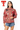Licensed Texas Tech Striped Sparkle Gameday Icon Cotton Long Sleeve Top