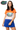 Licensed Sample Florida colorblock Mascot Collar Short Sleeve Dress