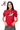 Licensed Sample Alabama Mascot Scattered Jewel & Feather Knit Top