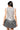 Sample Black & White Colorblock Polka Dot Drop Waist Tank Dress