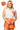 Licensed Sample Clemson Mascot Pocket Jersey Drawstring Romper