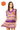 Licensed Sample Clemson Zig Zag Mascot Knit V Neck Tank
