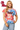 Licensed Sample Ole Miss Tie Dye Sequin Mascot Tee