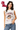 Licensed Ole Miss Grey & White Striped Sequin Football Knit Tank