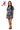 Licensed Bama Denim Multi Rhinestone Scattered Logo Tie Romper