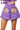 Licensed LSU Ruffle Mascot Patch Short