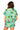 Sample Green Multi Koi Fish Tie Top & Short Set