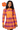 Licensed Sample - Clemson Plaid Mascot Sweater Dress