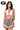Licensed Sample UGA Gingham Tie Script Trim Collar Tank & Short Set