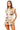 Sample Tan & White Checkered Multi Horse Romper