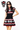 Licensed Sample - NC State Vintage Football Stripes Sweater Dress
