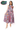 Licensed Sample Florida Striped Sparkle Gameday Icon Cotton Midi Dress