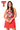 Licensed Sample Texas Tech Mascot Scattered Jewel Feather Tank Dress
