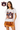 Licensed Auburn Mascot Leaning on Letter Tee