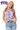 Licensed TCU Knit In Rhinestone Button Up Knit Tank
