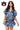 Licensed Sample Auburn Striped Sparkle Gameday Icon Poof Sleeve Top & Short Set