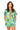Sample Green Multi Koi Fish Tie Top & Short Set