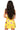 Sample Yellow Multi Stamp Keyhole Tank Dress