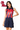 Licensed Sample Ole Miss Mascot Scattered Jewel Feather Tank Dress
