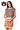 Licensed Sample Auburn Gingham Sequin Beaded Words Knit Tank & Skirt Set