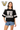 Licensed Sample Vanderbilt Oversized Gingham Jersey Tee
