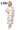 Licensed LSU White Cotton Scattered Mascot Midi Button Up Dress