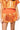 Sample Orange Full Sequin Active Skort