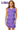 Licensed LSU Tonal Rhinestone Scattered Abbreviation Tank Dress