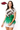 Licensed Sample Arkansas Colorblock Sequin Football & Field Goal Feather Bottom Knit Tank