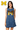 Licensed Sample Michigan Scattered Jewel Denim Mascot Tank Dress