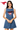 Licensed Sample SMU Scattered Jewel Denim Tank Dress