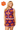 Licensed Sample Clemson Knit In Rhinestone Mascot Button Up Knit Tank & Skirt Set
