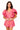 Sample Pink Beaded Fruit Ruffle Top & Short Set