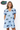 Licensed Florida Striped Scattered Mascot Bubble Sleeve Cotton Dress