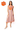 Licensed Sample Clemson Mascot Striped Knit Midi Dress
