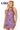 Licensed LSU Licensed Striped Sparkle Gameday Icon Cotton Collar Tank Dress