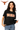 Licensed Sample UT Black Polka Dot Print 'Horns' Tee