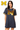 Licensed Sample Michigan Cotton Scattered Jewel Mascot Jersey Dress