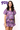 Licensed Sample TCU Striped Sparkle Gameday Icons Poof Sleeve Top & Short Set