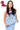 Licensed Sample Ole Miss Polka Dot Helmet Knit Tank