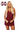 Licensed Miss State Tonal Rhinestone Scattered Abbreviation Button Up Vest