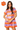 Licensed Sample Clemson Full Sequin Striped Words Dress