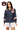 Licensed Sample Auburn Mascot Pocket Jersey Long Sleeve Dress