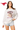 Licensed Sample SMU Grey & White Striped Sequin Football Sweater