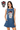 Licensed Sample NC State Scattered Jewel Denim Mascot Tank Dress